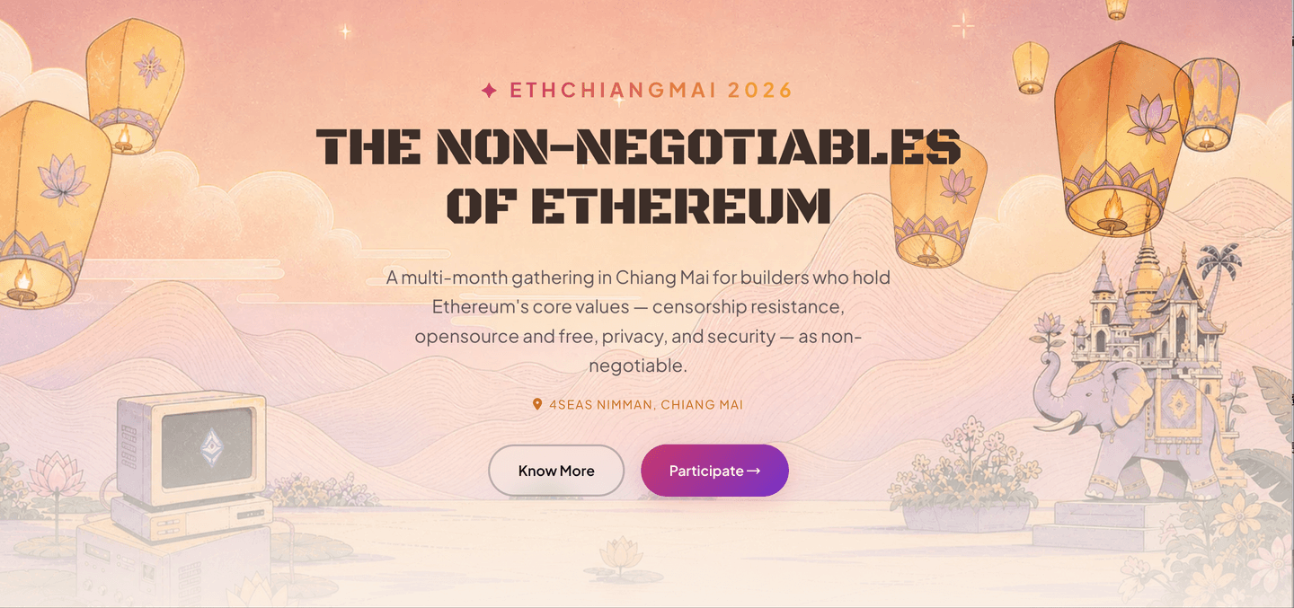Cover image for ETHChiangmai & Longevity Hackathon 2026